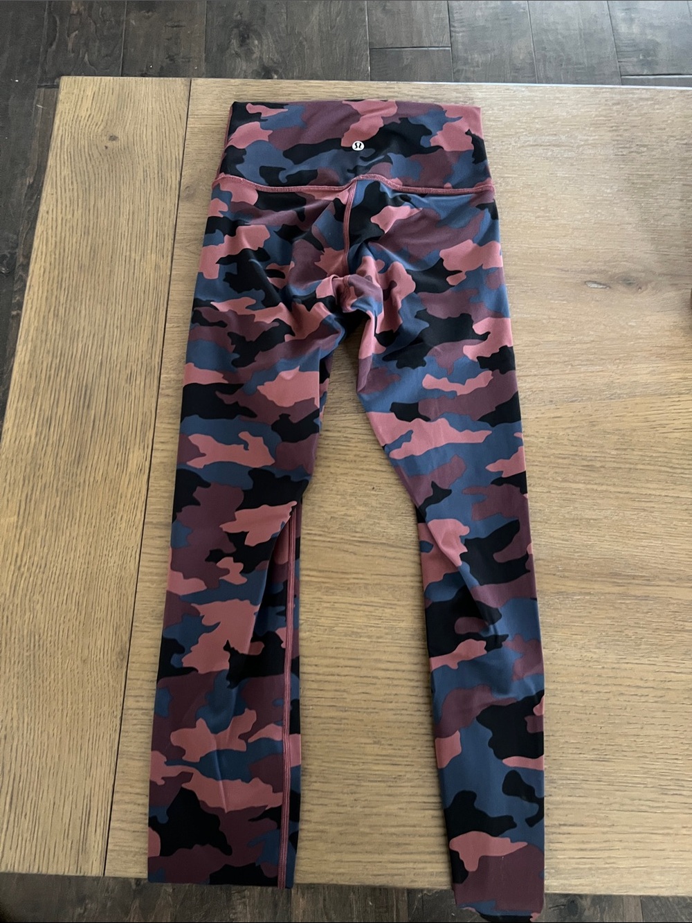 lululemon athletica womens Camo Leggings - Pink, Blue, Black